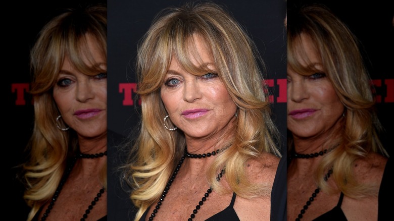 Goldie Hawn arrives to the "The Hateful Eight" Los Angeles Premiere on December 07, 2015