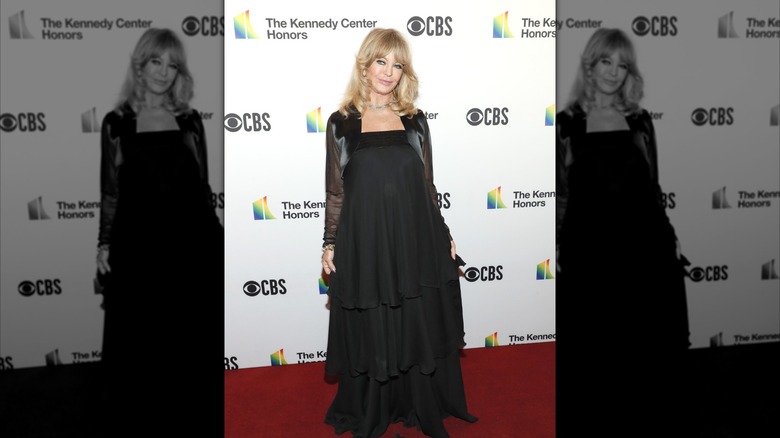Goldie Hawn smiles on the red carpet in 2021