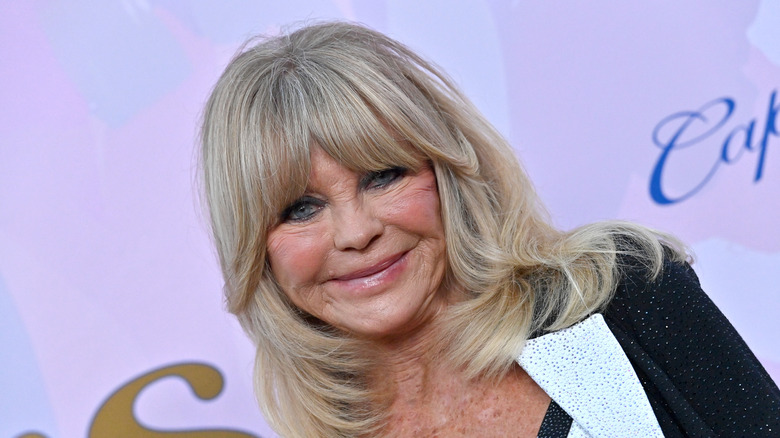 Goldie Hawn smiles on the red carpet in 2024