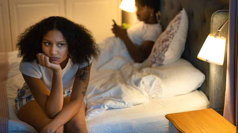 Disappointed in bed