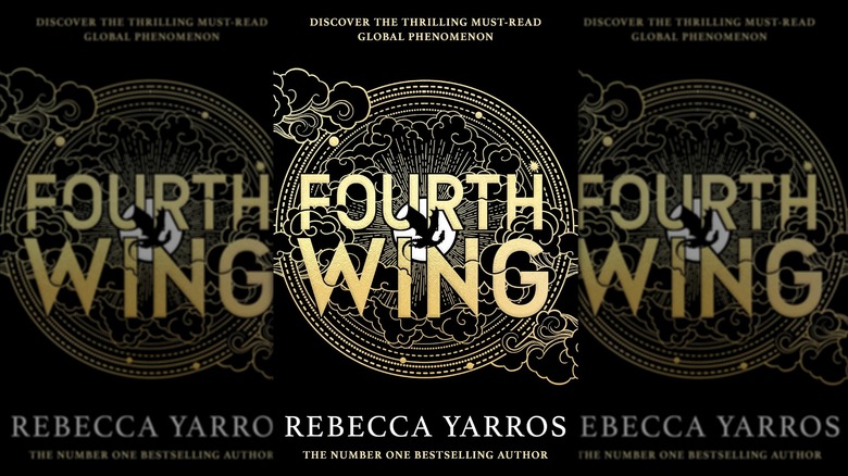 The front cover of Fourth Wing by Rebecca Yarros
