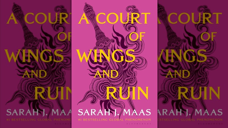 The front cover of A Court of Wings and Ruin by Sarah J. Maas