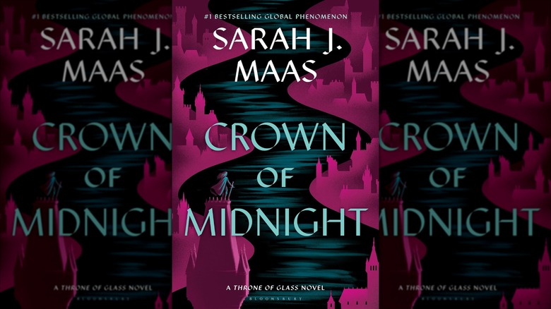 The front cover of Crown of Midnight by Sarah J. Maas