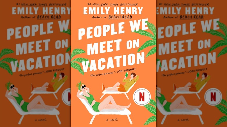 The front cover of People We Meet on Vacation by Emily Henry