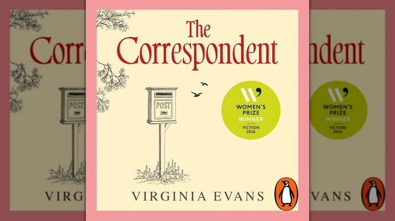 The front cover of the audiobook version of "The Correspondent" by Virginia Evans