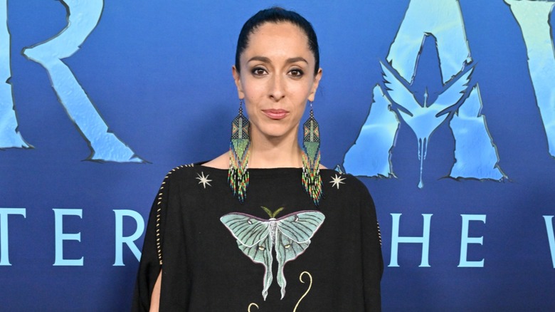 Oona Chaplin at the Avatar 2: The Way Of Water premiere in 2022