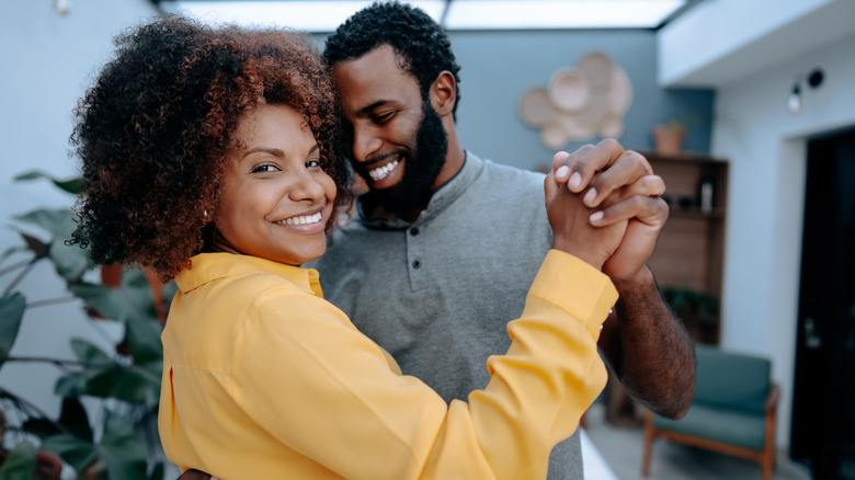 Couple dancing together