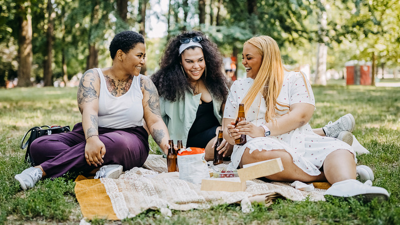 Friends at the park