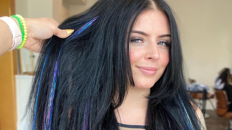 Hair Tinsel Is The Shiny Trend Even Adults Can Rock - Here's How