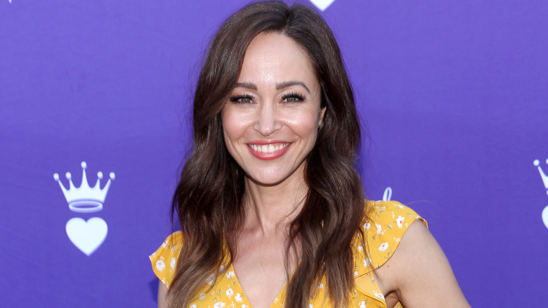 Autumn Reeser posing at a 2024 Hallmark event