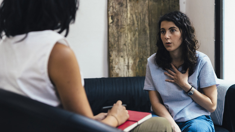 Person in therapy
