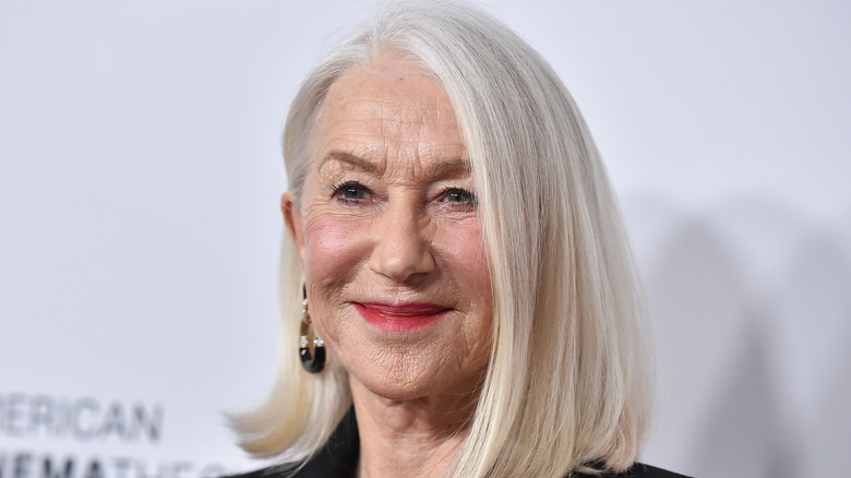 Helen Mirren smiles on the red carpet in 2024