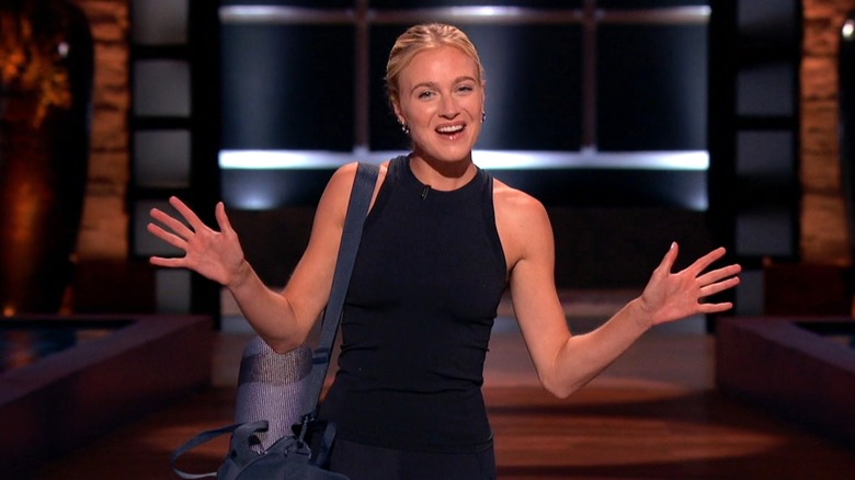 Olivia Bowser pitching Liberate on Shark Tank Season 13