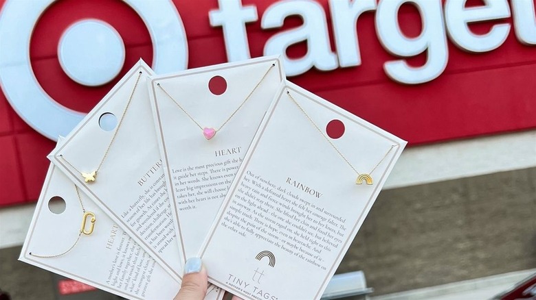 Tiny Tags outside Target