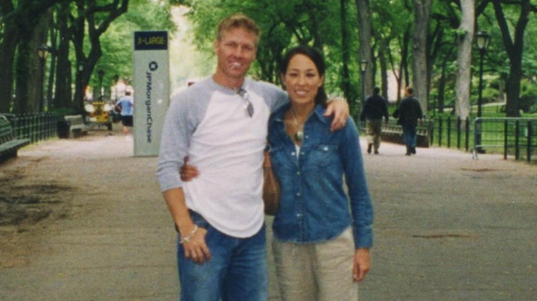 Chip Gaines and Joanna Gaines in New York in 2003
