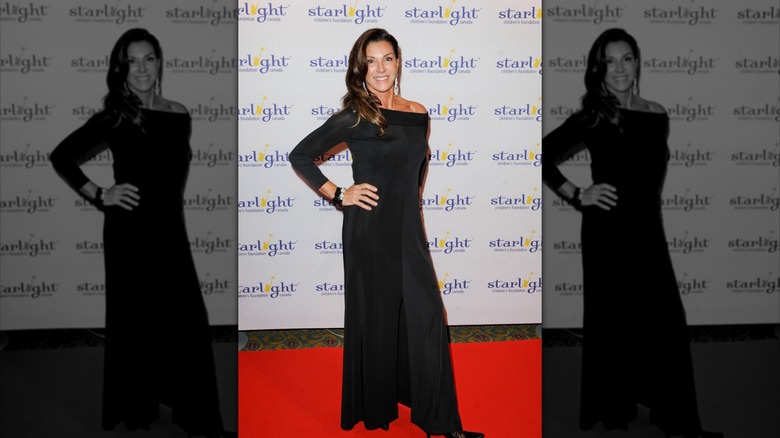 Hilary Farr smiles on the red carpet in 2014