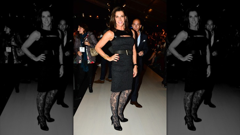 Hilary Farr smiles on the red carpet in 2012