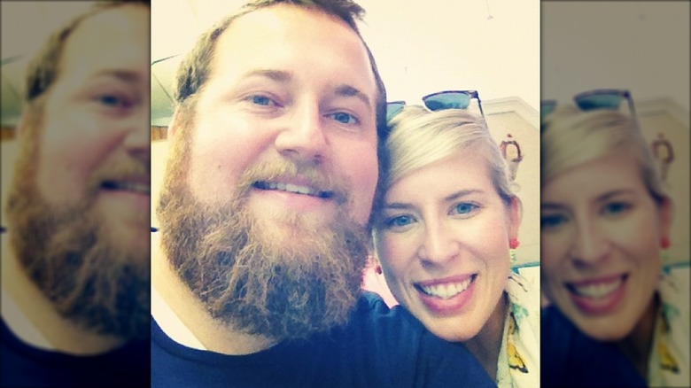 Erin Napier and Ben Napier posing together in 2012