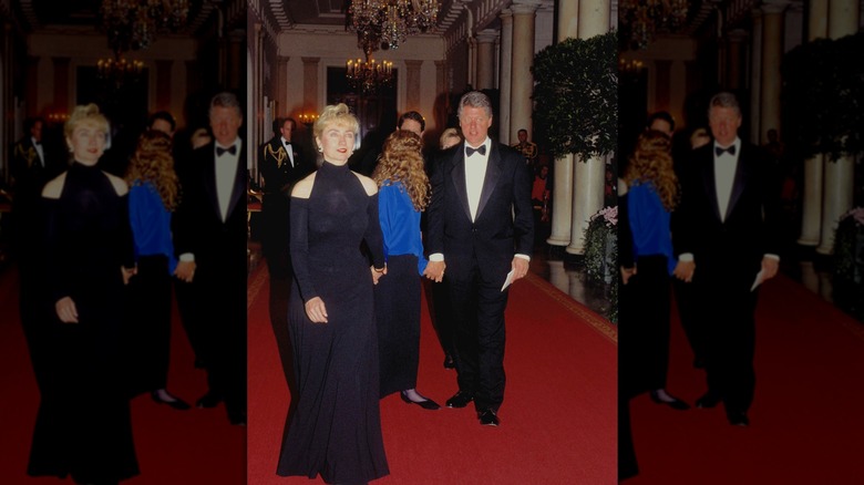 Hillary and Bill Clinton in February 2003
