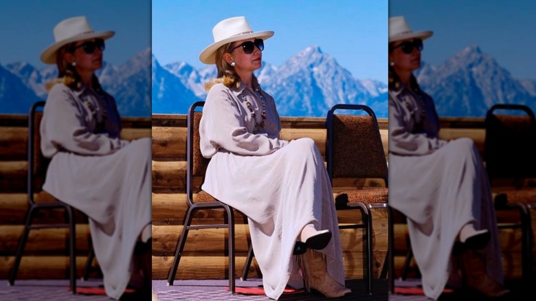 Hillary Clinton in Wyoming in 1995