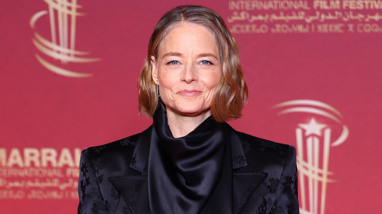 Jodie Foster smiles on the red carpet in 2025