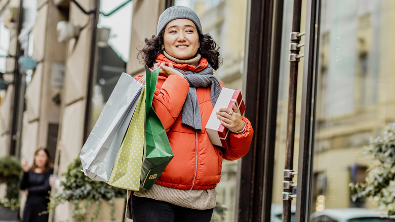 Woman shopping