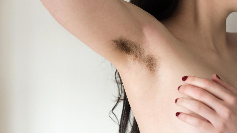 Underarm hair