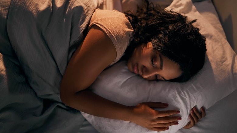 Woman sleeping