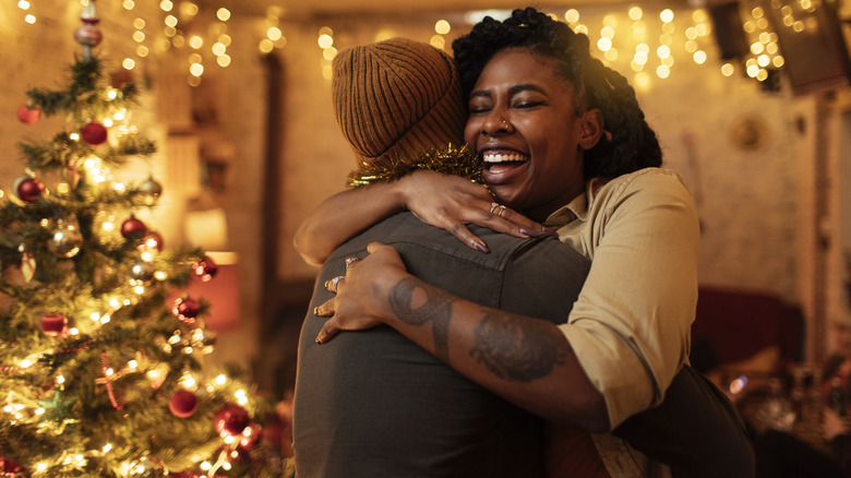 People hugging
