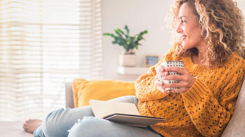 Woman relaxing