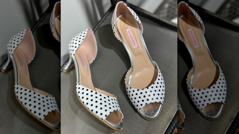 polka dot heels