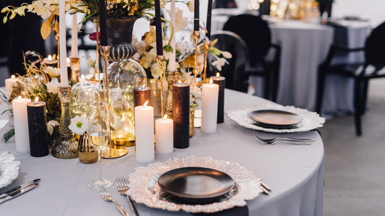 Neutral wedding decor color scheme