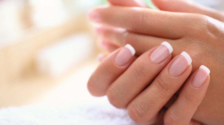 french tip nails