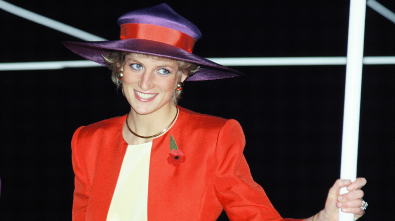 Princess Diana at an event 