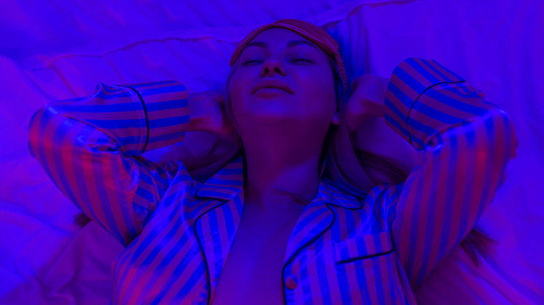 Woman in bed