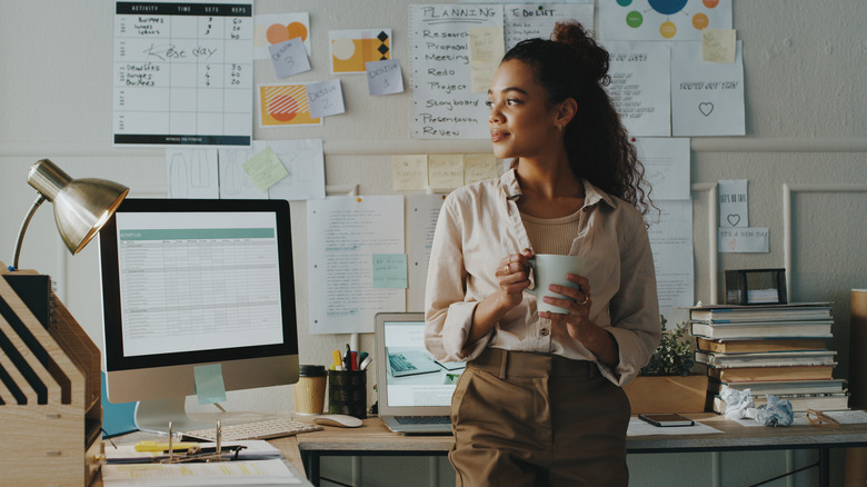 Woman at work