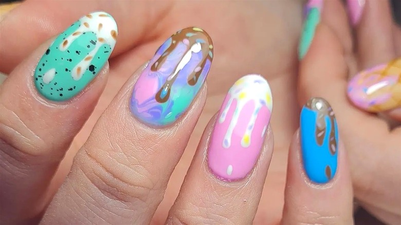 Ice cream nails