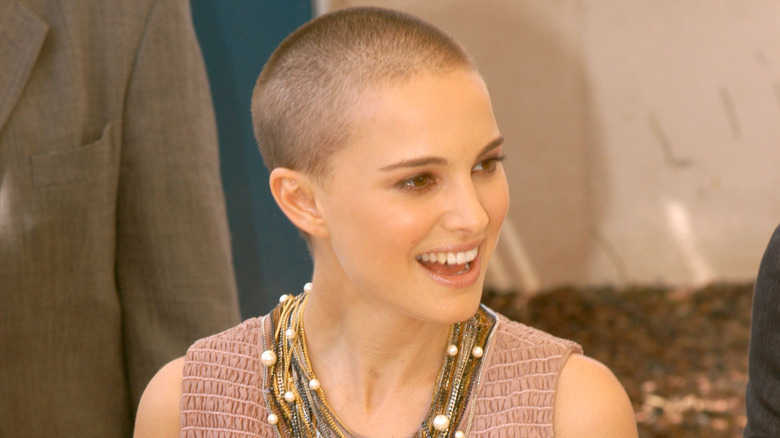 Natalie Portman shaved head