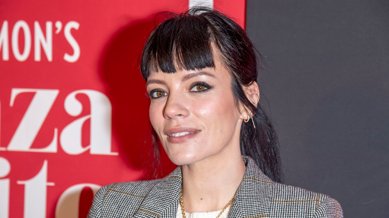 Lily Allen attends "Plaza Suite" Opening Night on March 28, 2022