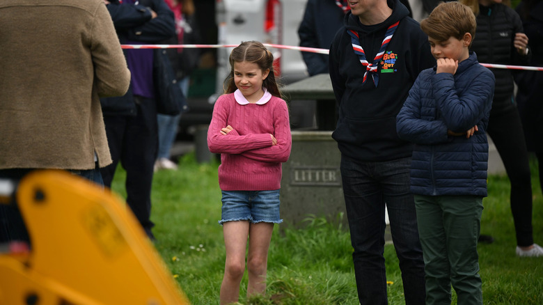 Princess Charlotte and Prince George attend a volunteering event with family in Slough