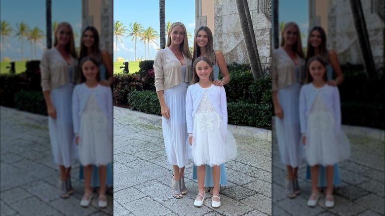 vanessa trump and her daughters kai and younger sister march 2025