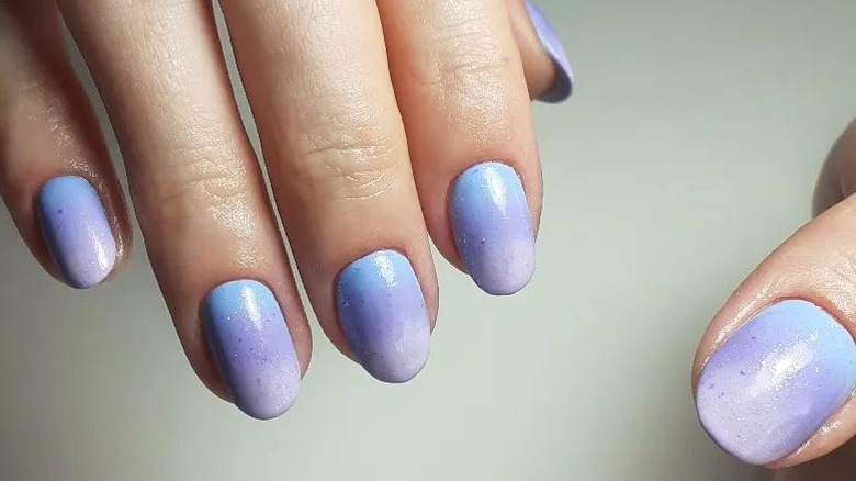 Pastel ombré nails
