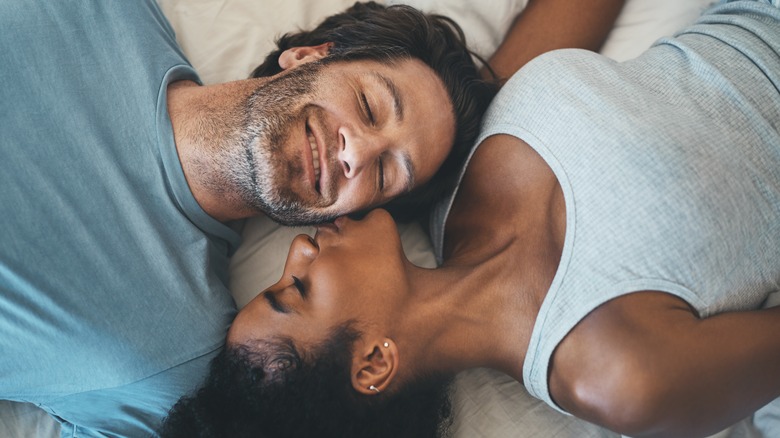 Couple in bed