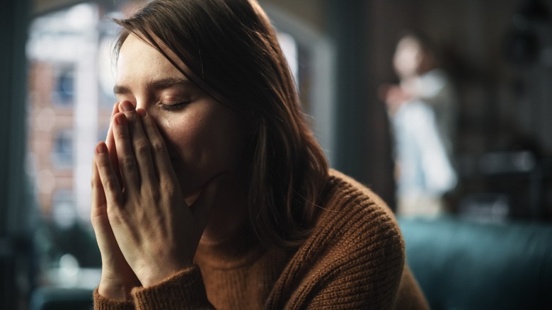 woman stressed 