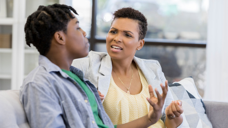 family arguing