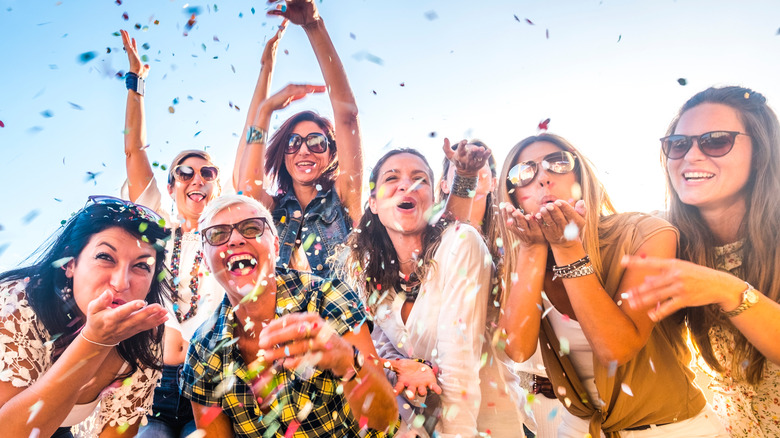 A group of women together
