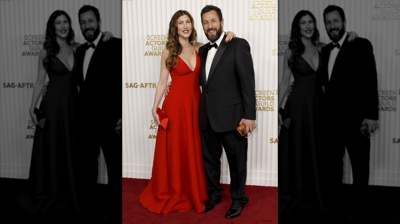 Jackie and Adam Sandler at the Screen Actors Guild Award in 2023