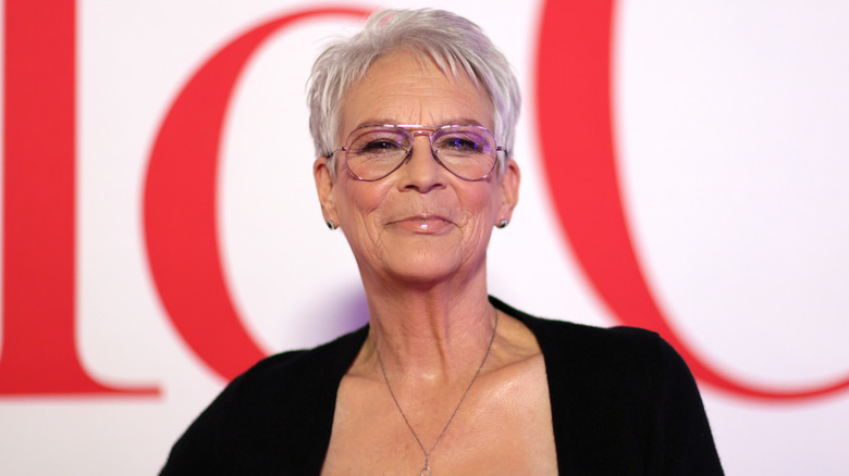 Jamie Lee Curtis smiles on the red carpet in 2025