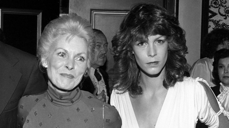 Jamie Lee Curtis with Janet Leigh in the 1980s