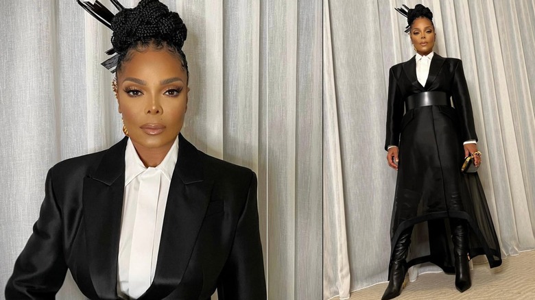 Janet Jackson in Alexander McQueen